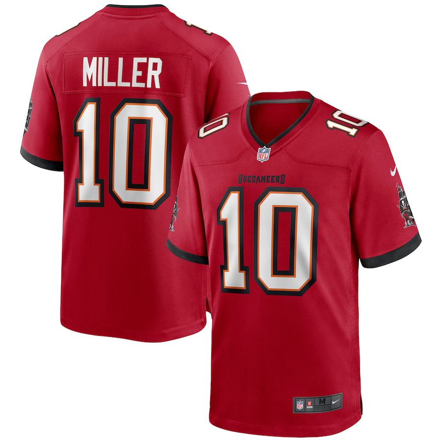 Men Tampa Bay Buccaneers #10 Scotty Miller Nike Red Game NFL Jersey->tampa bay buccaneers->NFL Jersey